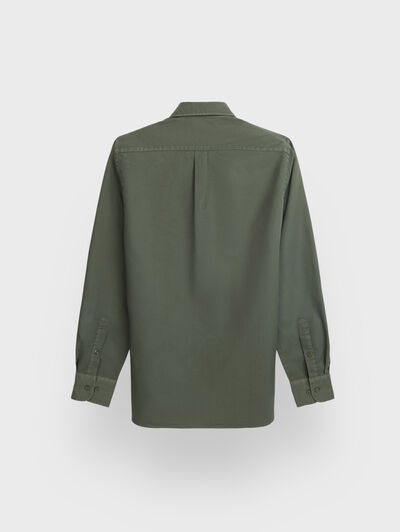 CAMISA OXFORD DYE VERDE
