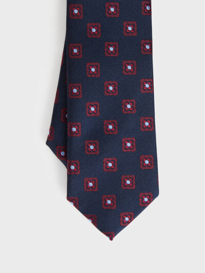 CORBATA JACQUARD MF KIDS AZUL MARINO