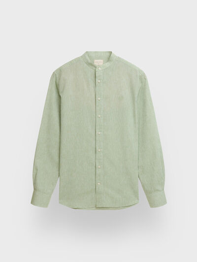 CAMISA LINO MAO VERDE