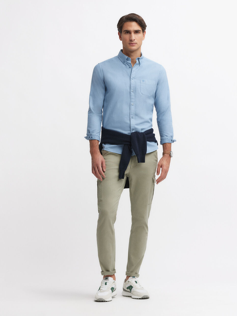 CAMISA OXFORD POCKET DYE