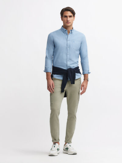 CAMISA OXFORD POCKET DYE