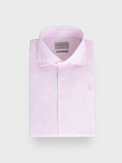 CAMISA ROMA RAYAS ROSA