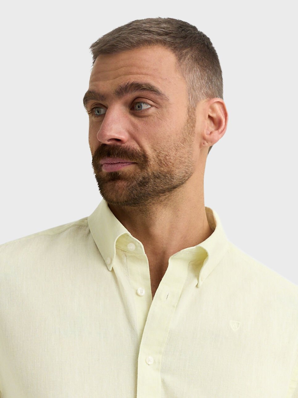 CAMISA LINO C.BOTON