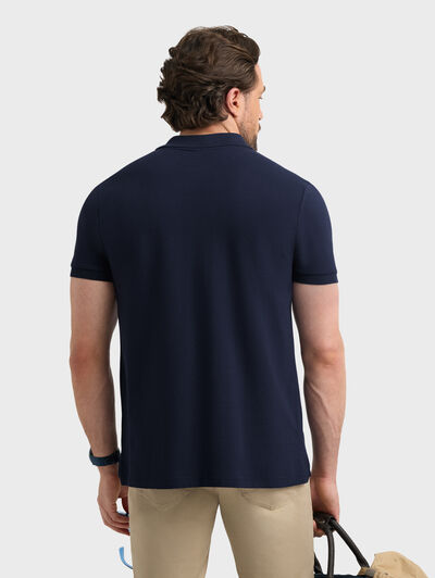 POLO WARHOL AZUL MARINO