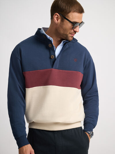 SUDADERA STATE  AZUL MARINO