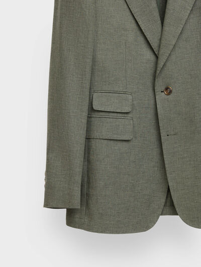 AMERICANA LINO FIL A FIL VERDE