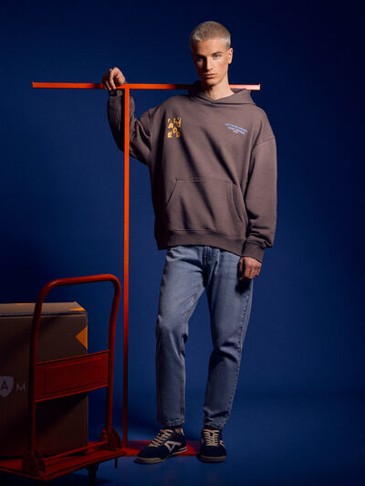 SUDADERA YOURSELF MARR&Oacute;N