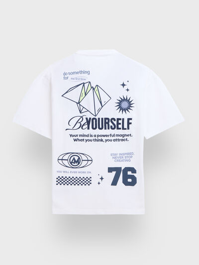 CAMISETA MAGNET BLANCO