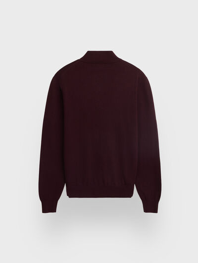JERSEY BUTTON COLLAR