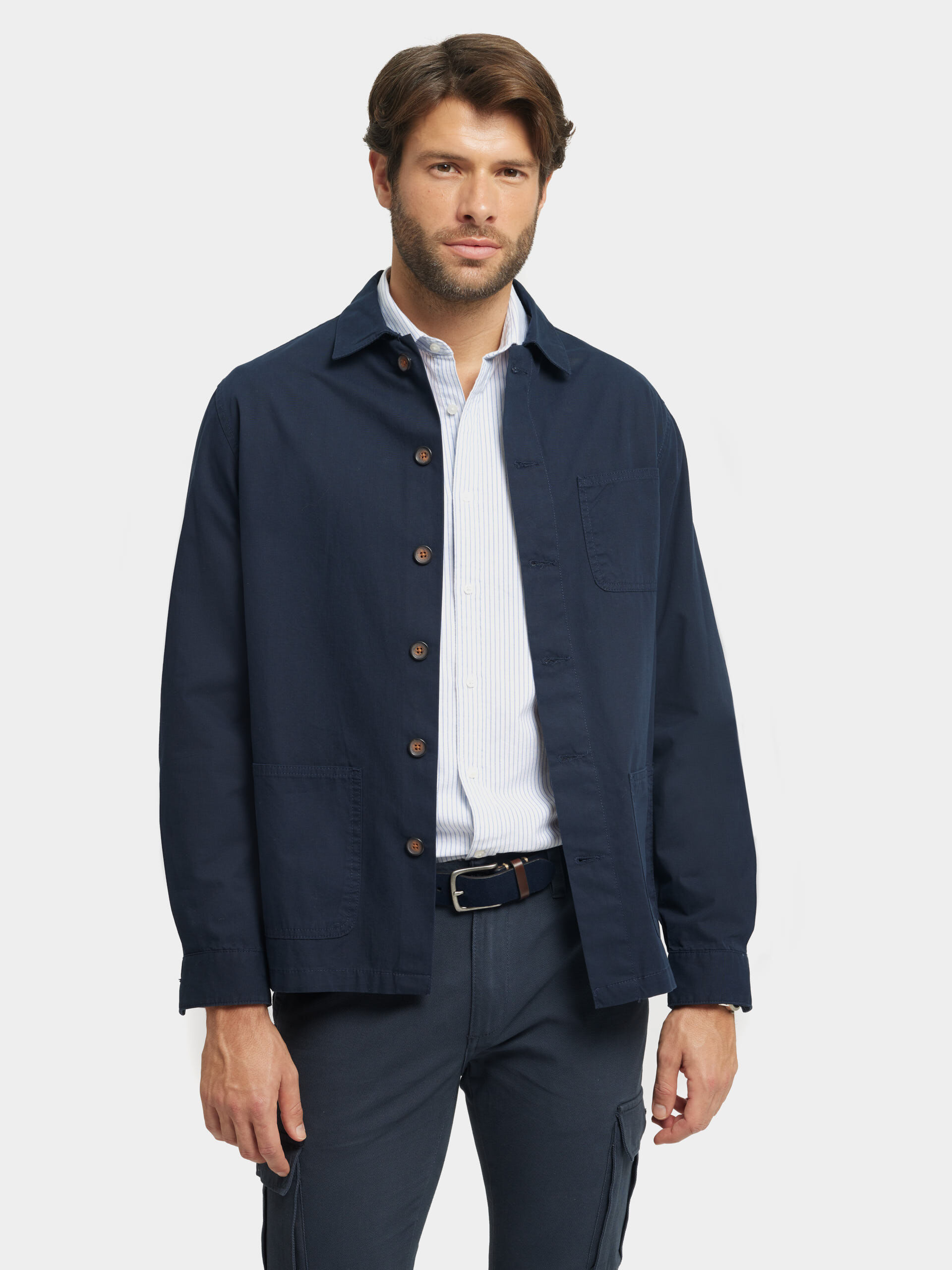 Sobrecamisa azul marino new arrivals