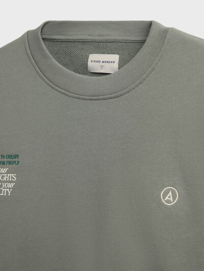 SUDADERA INSPRIRED VERDE