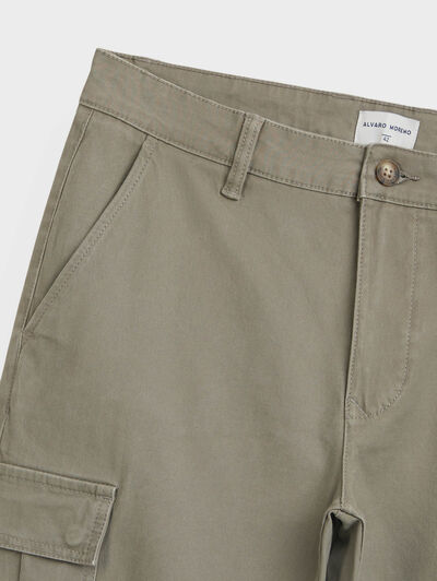 PANTALON CARGO ELVIS VERDE