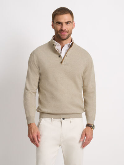 JERSEY BUTTON COLLAR CRUDO