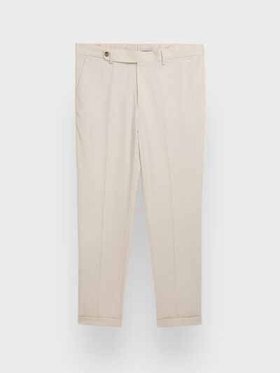 PANTALON CAPOLUNGO PLAIN BEIGE