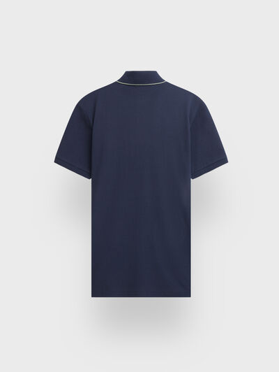 POLO CONTRAST AZUL MARINO