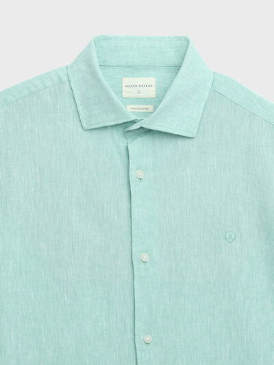 CAMISA LINO ALEX VERDE