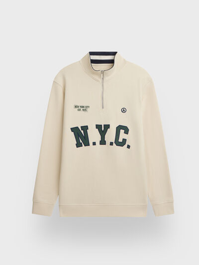 SUDADERA CITY CRUDO