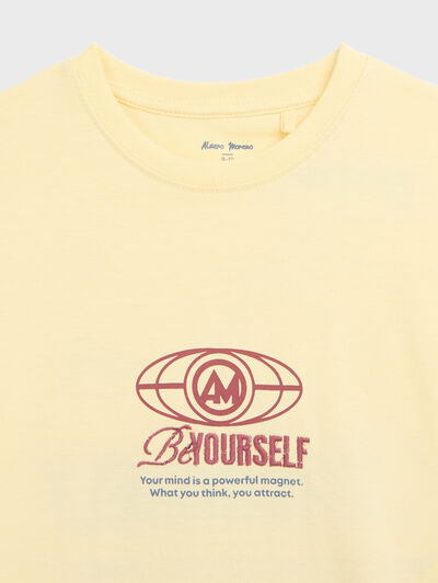 CAMISETA MAGNET KIDS AMARILLO