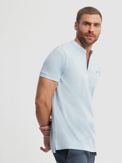 POLO MAO CELESTE