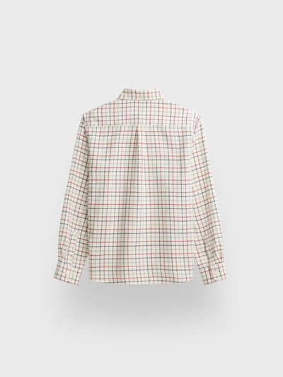 CAMISA FLANNEL CHECKS KIDS BURDEOS