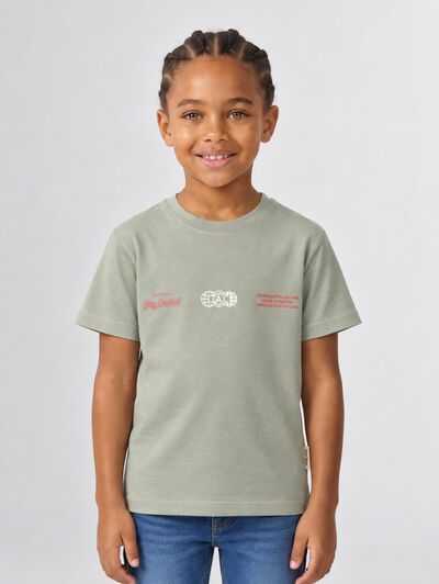 CAMISETA CONFIDENT KIDS VERDE