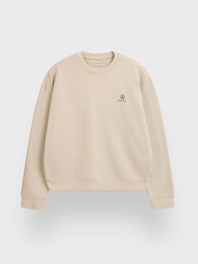 SUDADERA GAME BEIGE