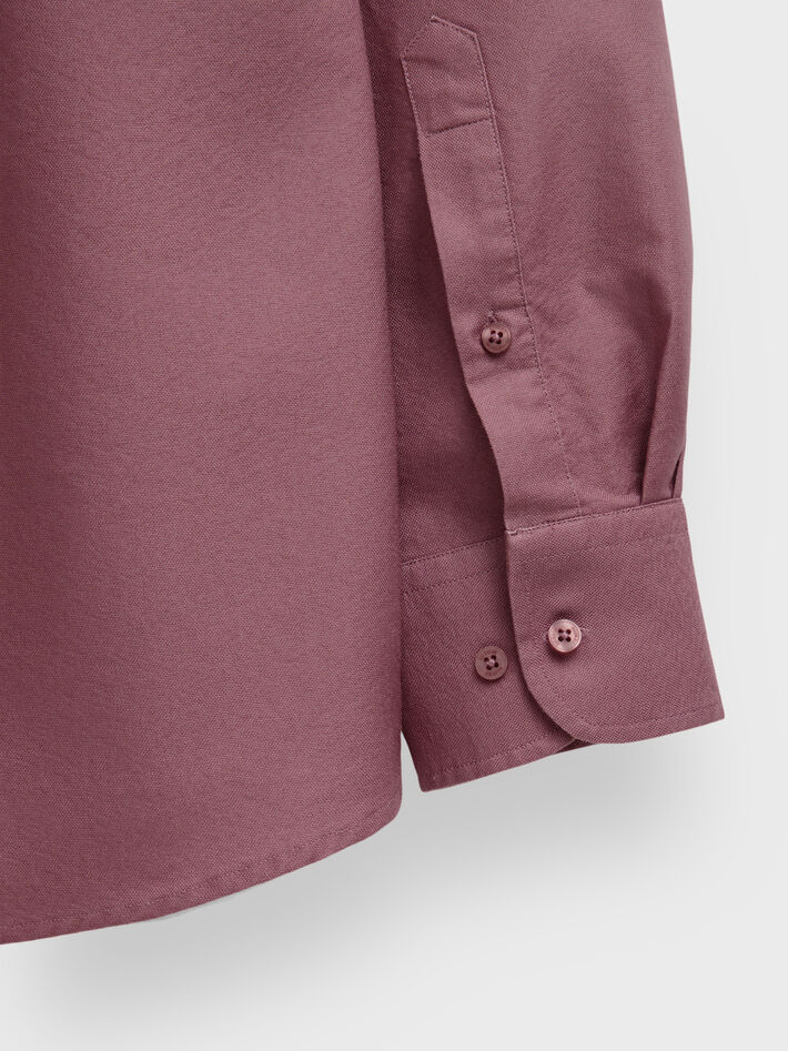 CAMISA OXFORD DARK ROSA