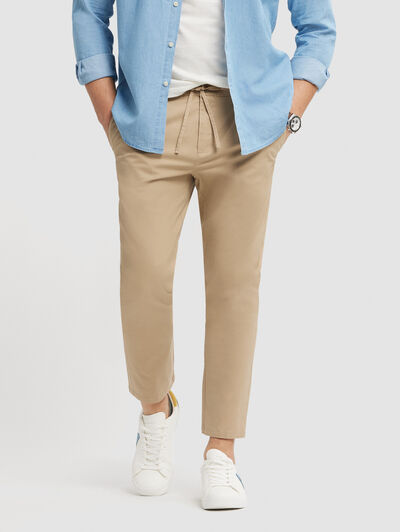 PANTALON OYSTER CAMEL