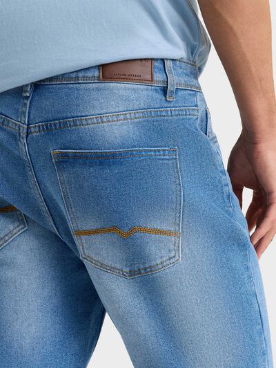 BERMUDA DENIM VUELTA AZUL