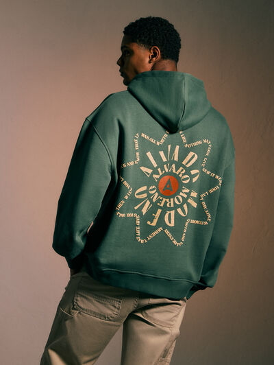 SUDADERA WORTH VERDE