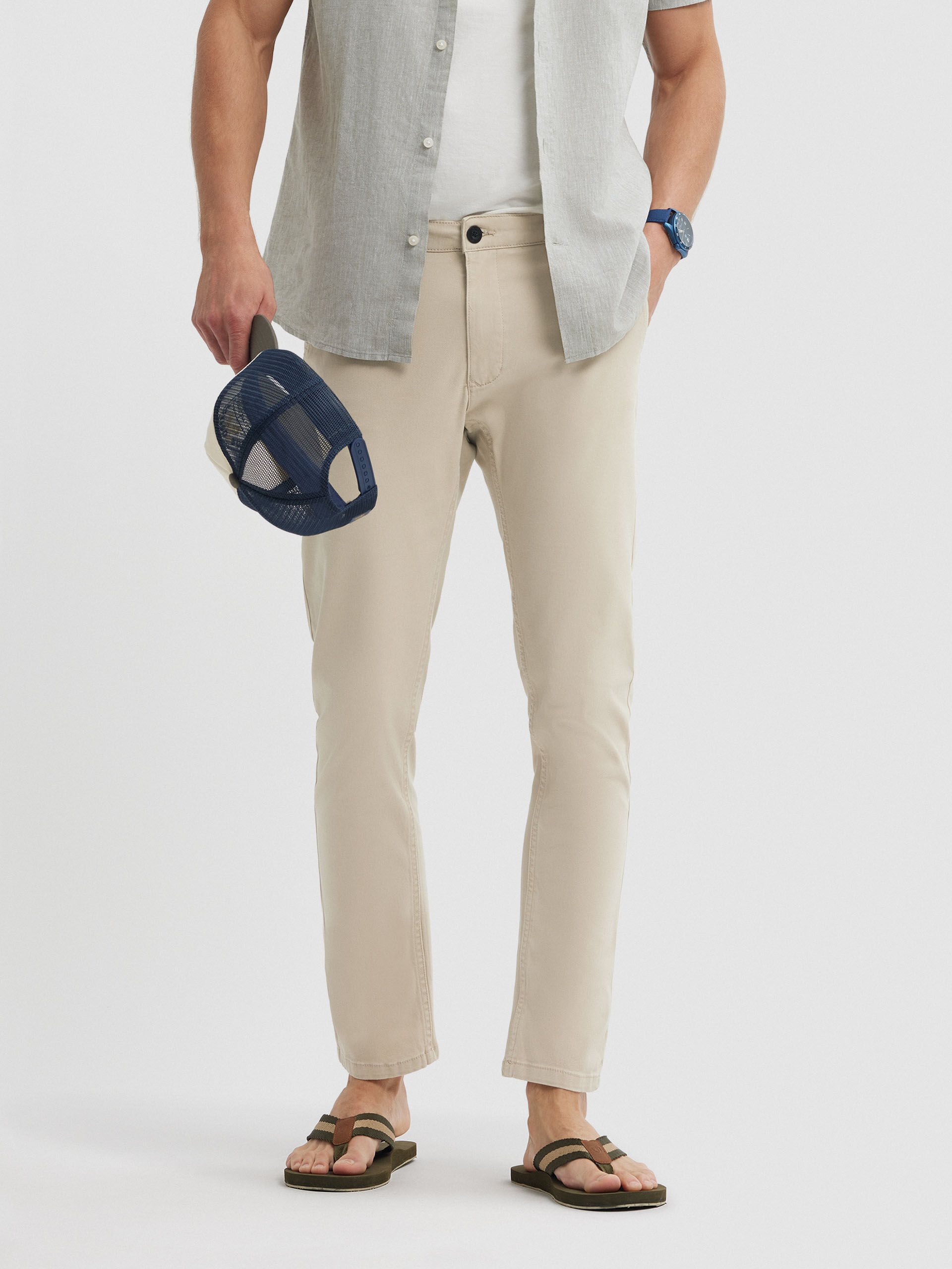 PANTALON CHINO COMFORT BEIGE