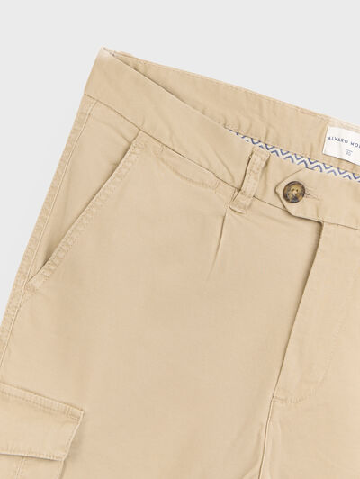 PANTALON CARGO CAMEL
