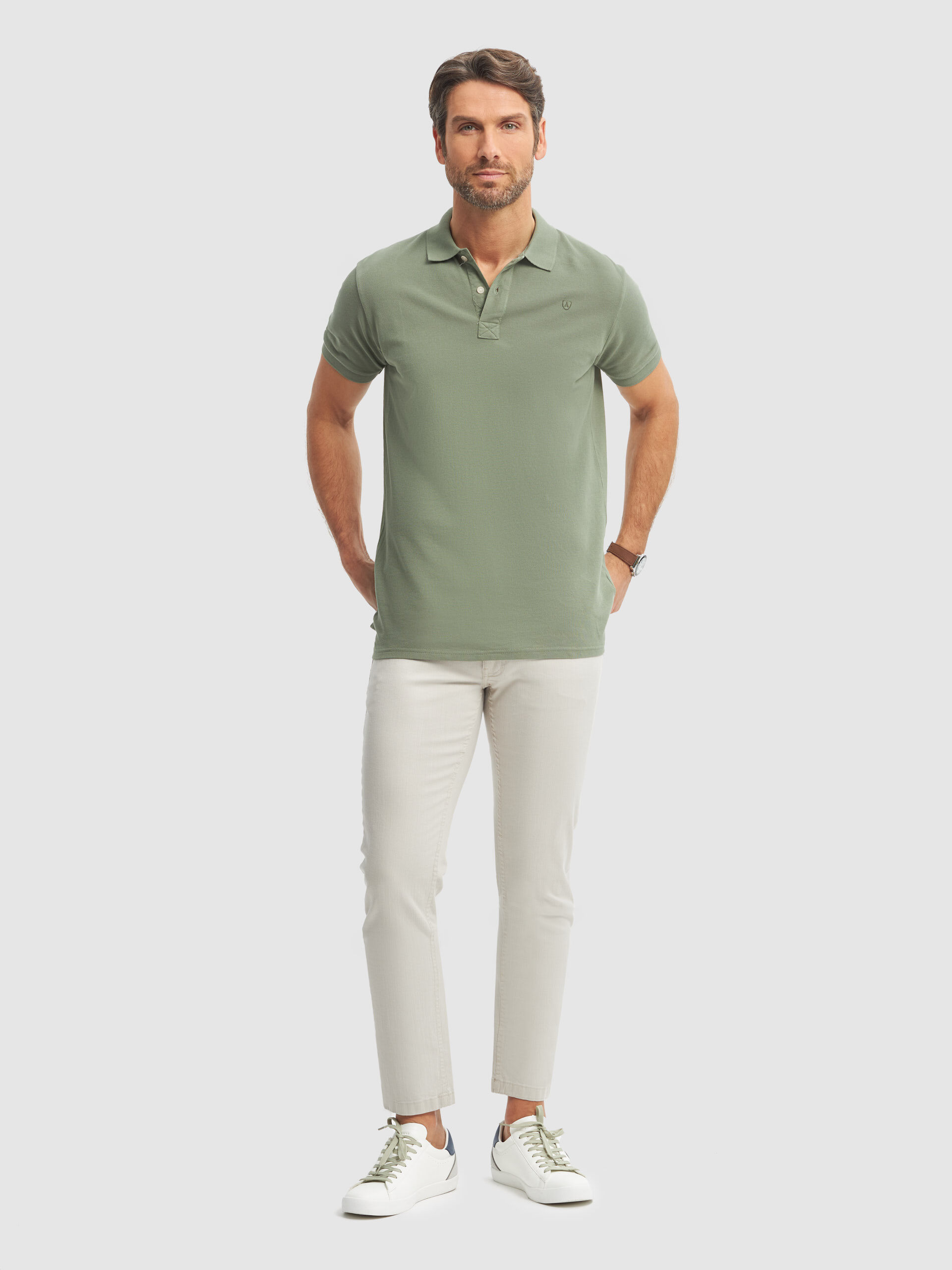POLO STONE GD VERDE