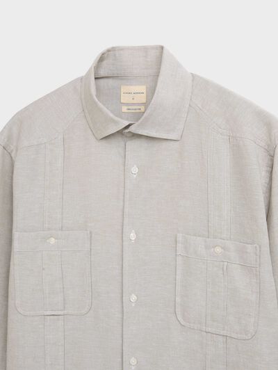 CUBANA LINO CHAMBRAY VERDE