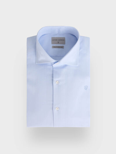 CAMISA ROMA ESPIGA CELESTE