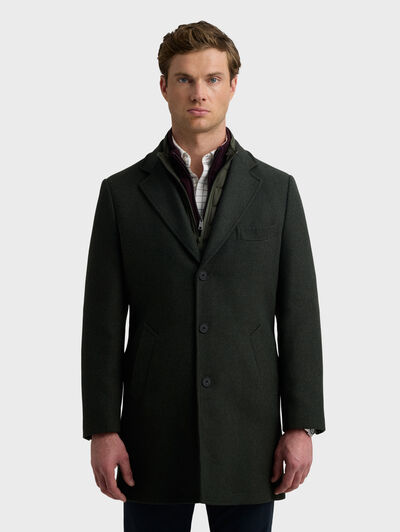 ABRIGO CORTAVIENTOS VERDE