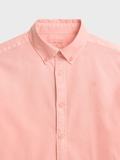 CAMISA OXFORD DYE CORAL