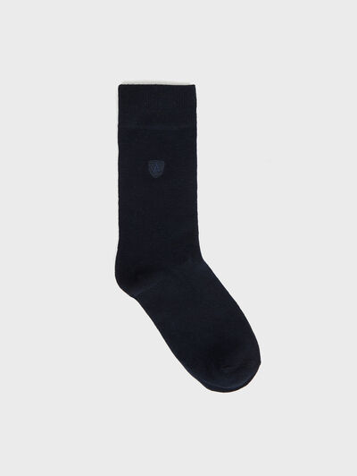 CALCETINES LISO KIDS AZUL MARINO