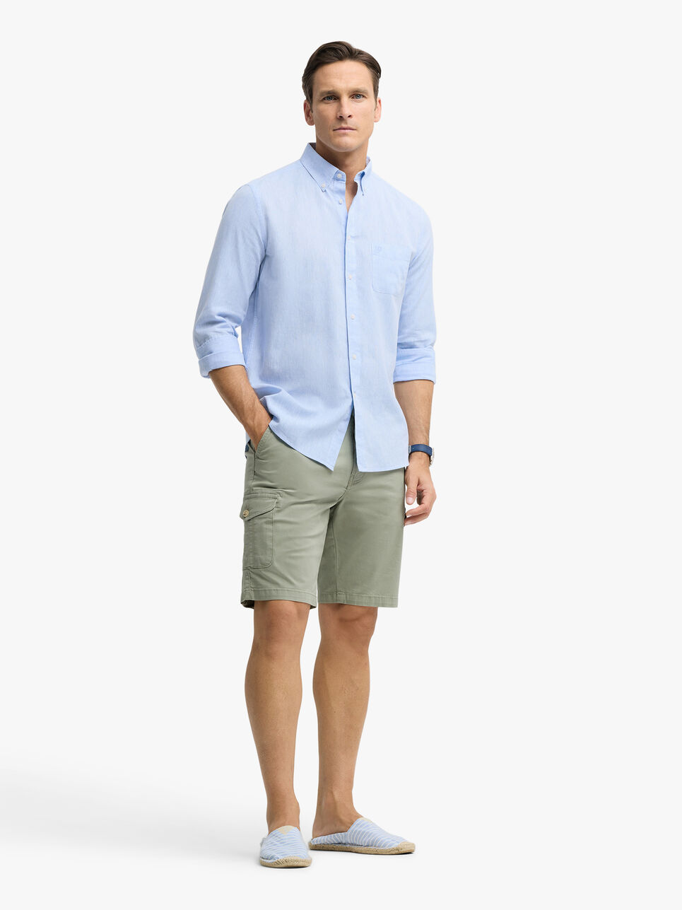 CAMISA LINO BOLSILLO