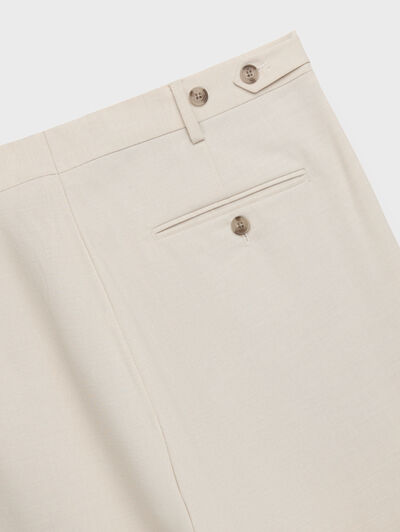 PANTALON CAPOLUNGO PLAIN BEIGE