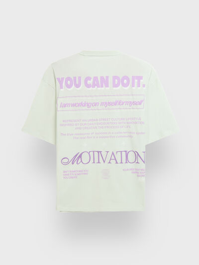 CAMISETA MOTIVATION VERDE