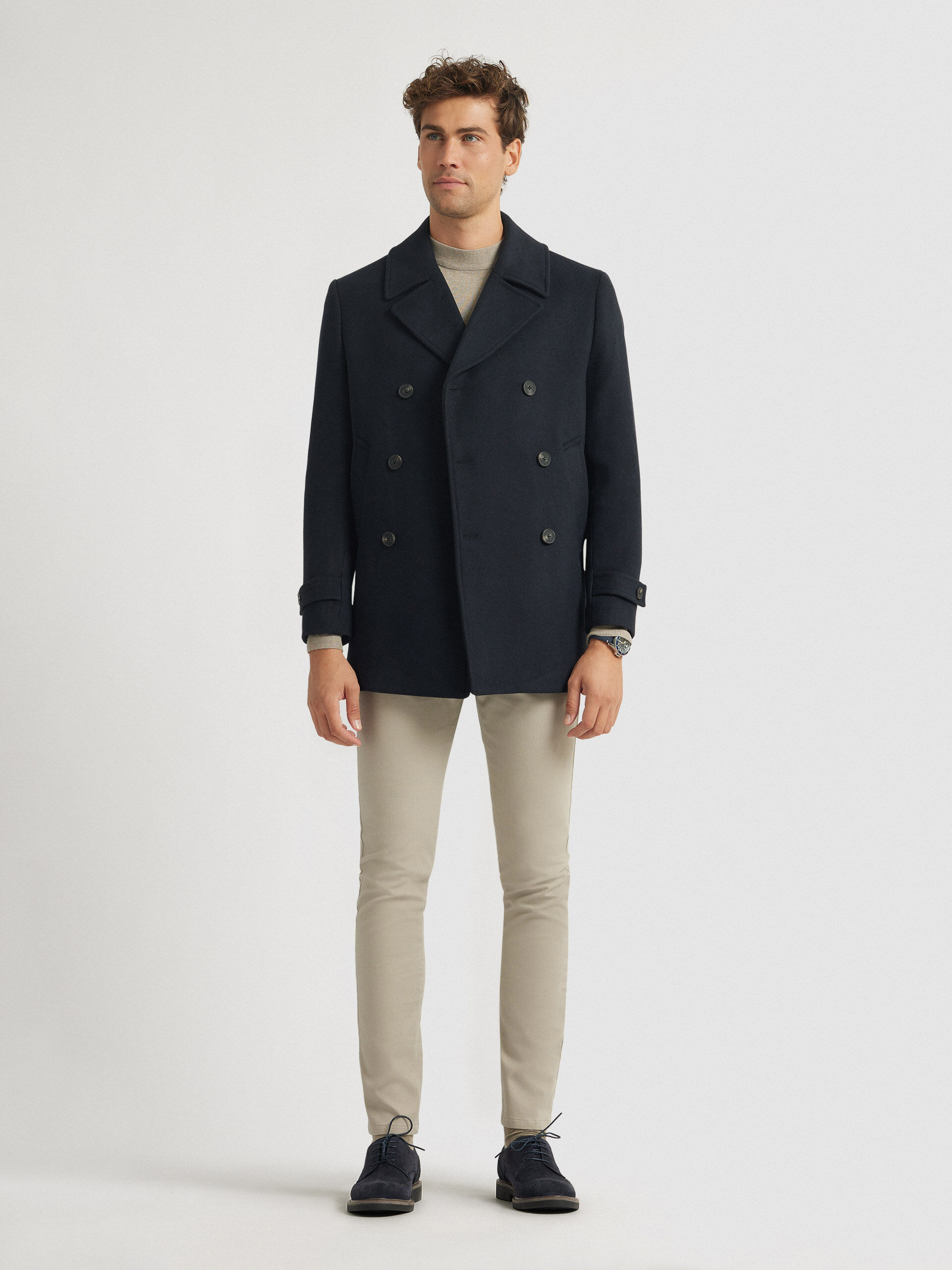 Abrigo marinero hombre new arrivals