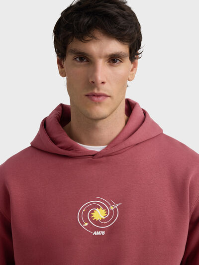 SUDADERA SIDERAL BURDEOS