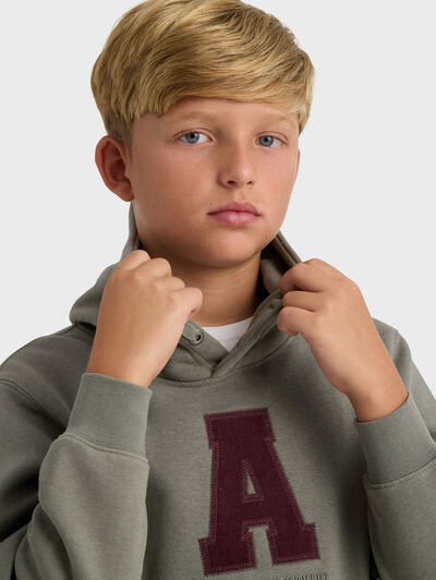 SUDADERA MOMENT KIDS VERDE