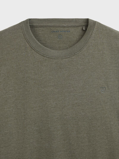 CAMISETA MELANGE VERDE