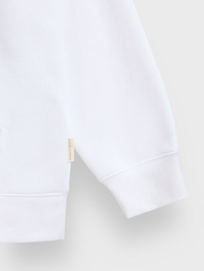 SUDADERA MOMENT BLANCO