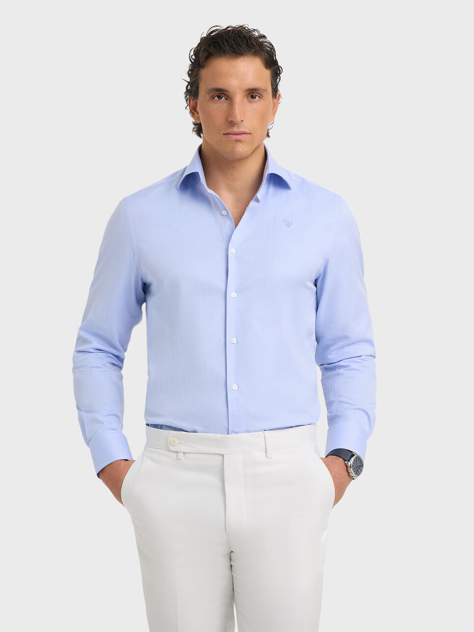 CAMISA ROMA HERRINGBONE