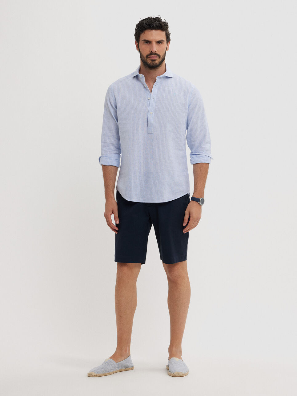 POLERA LINO RAYAS JK