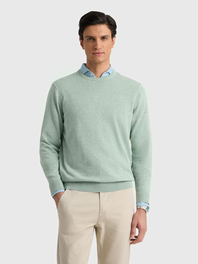 JERSEY ROUND NECK VERDE