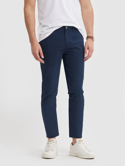 PANTALON DIAGONAL 5P AZUL MARINO